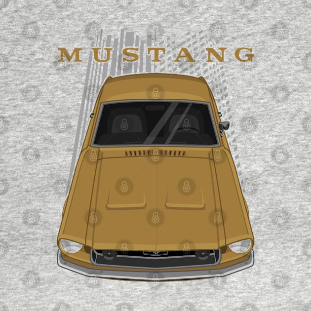 Ford Mustang Fastback 1968 - Gold by V8social